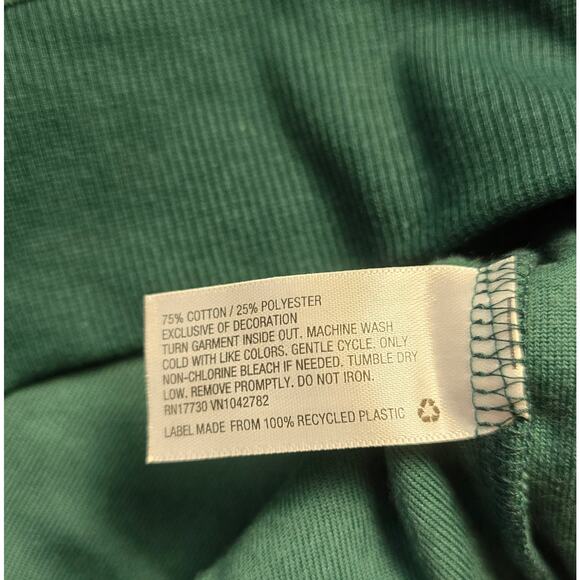 Wild Fable Women's Quarter Zip Velour Tunic Sweatshirt Green- Size Small - Picture 3 of 5